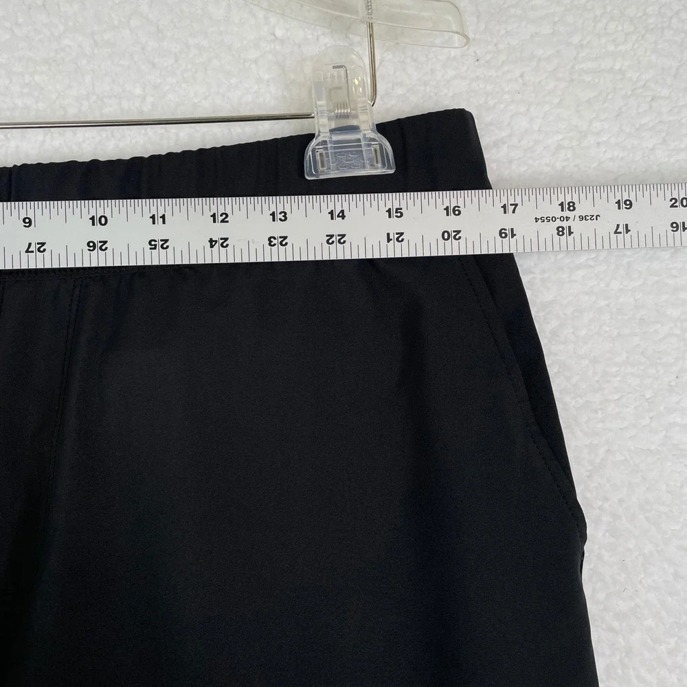 Tommy Bahama Everyday Active Black Ankle Pants Womens XL Stretch Zipper Hem XL